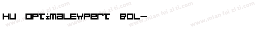 Hu_OptimalExpert Bol字体转换